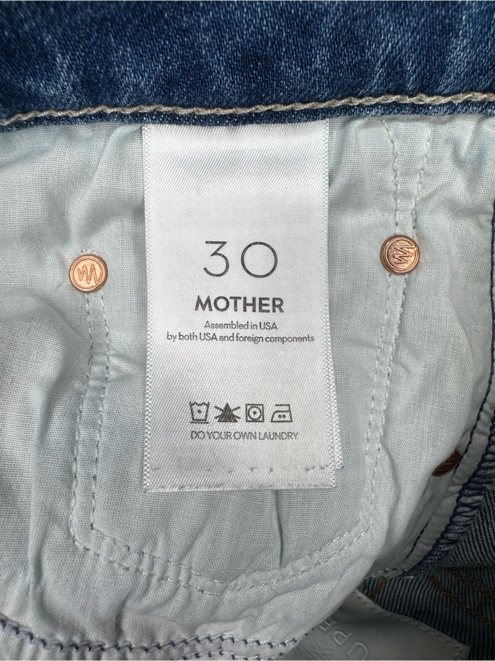 Mother Superior The Full-Pipe Flood Jeans 30 It’s A Small World - Picture 11 of 13
